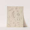 figure Studies for Medieval Noble Life by Robert Smirke