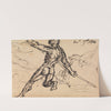 Figure Studies of a Nude Male with Spear by Benjamin Robert Haydon