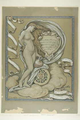 Figure Study for Rubaiyat of Omar Khayyam