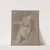 Figure Study for &#039;The Death of Socrates&#039; by Jacques Louis David