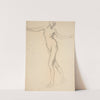 Figure study for ‘The Hours’- (5 am); sketch for mural for the state capitol building in Harrisburg, Pennsylvania, 1902-1911 (1985) by Edwin Austin Abbey