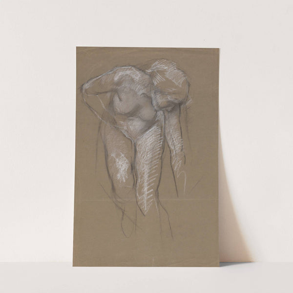 Figure study for ‘The Spirit of Light’ mural (2001) by Edwin Austin Abbey