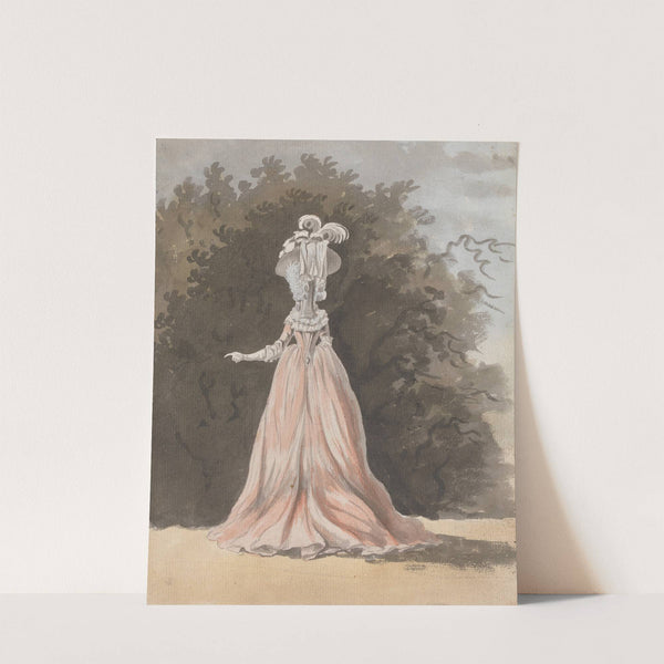 Figure Study of a Lady (back view) by James Miller