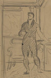 Figure Study of a Man in a Formal Suit.