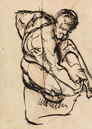 Figure Study of a Nude Male