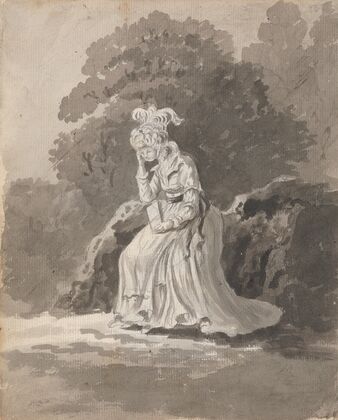 Figure Study of a Seated Lady