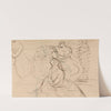 Figure Study of Women in Various Sitting and Standing Poses by Benjamin Robert Haydon