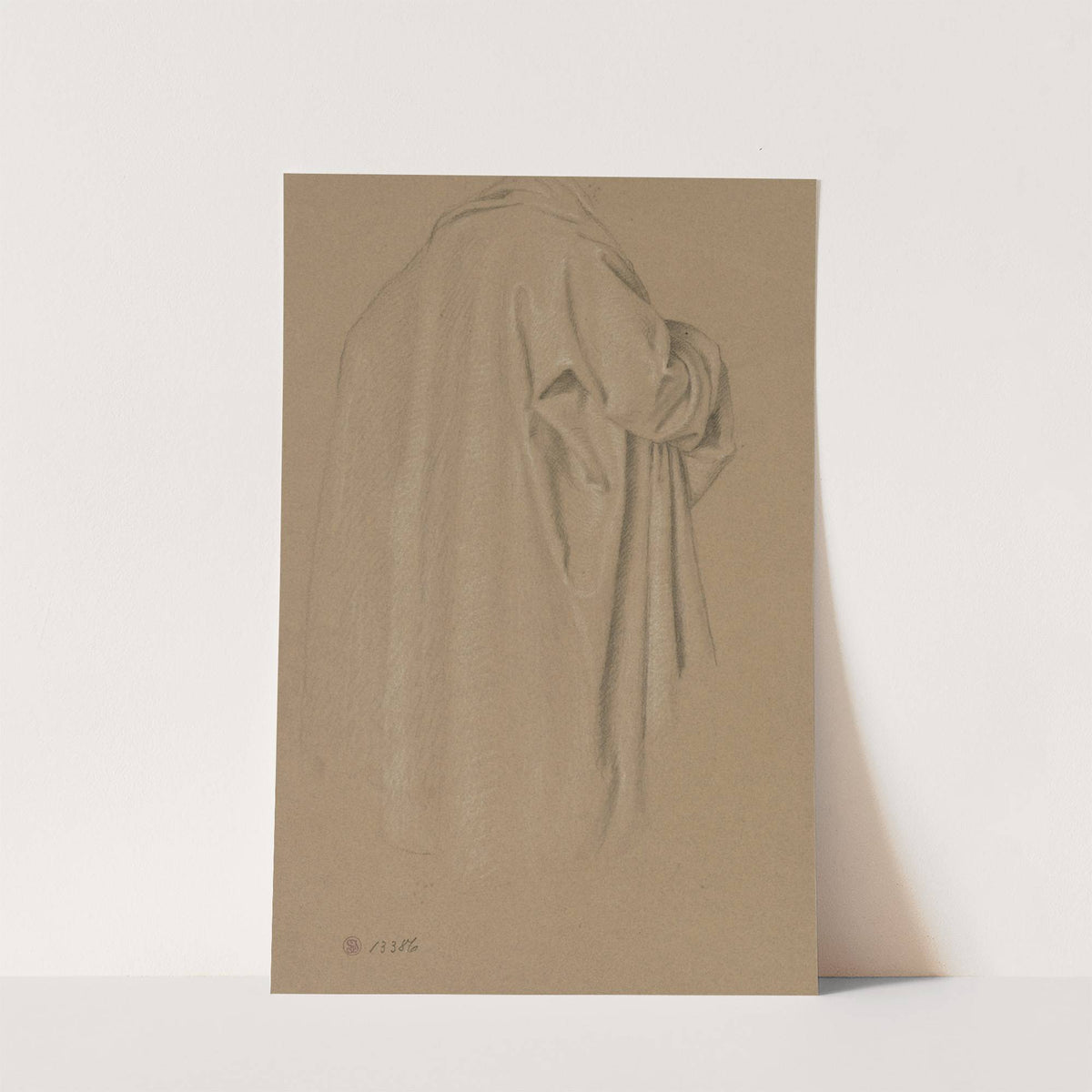 Figure wearing a coat by Carl Barth