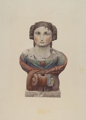 Figurehead from the Lady Clinton