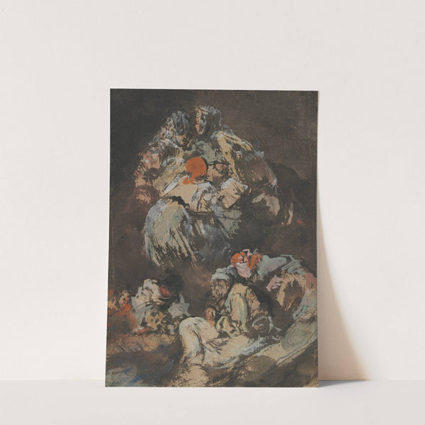 Figures (1850–1860) by Eugenio Lucas Velázquez
