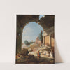 Figures Among Ruins By The Tiber (1632) by Bartholomeus Breenbergh