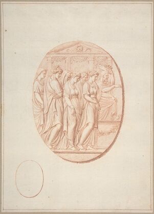 Figures before an Altar