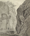 Figures Boating in a Gorge near Sorrento