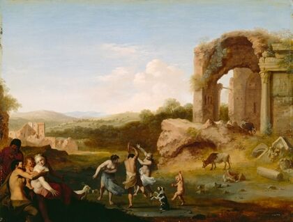 Figures Dancing near a Ruin (ca. 1624)