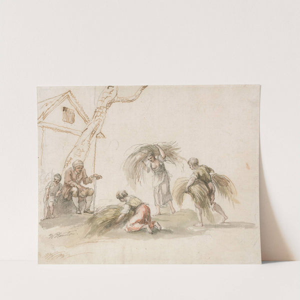 Figures Harvesting by William Hamilton