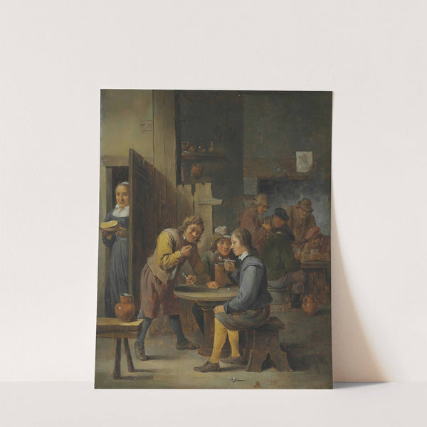 Figures in a tavern interior by David Teniers The Younger
