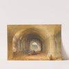 Figures In A Vaulted Passage by William Evans of Bristol