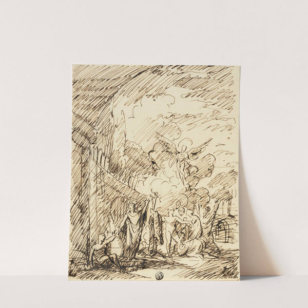 Figures in Landscape (1798) by Benjamin West