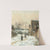 Figures In The Snow, La Rue Cortot, Montmartre by Stanislas Lépine