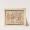 Figures in Theatrical Costumes by Claude Gillot