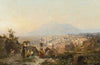 Figures on a Hill Overlooking Pompeii