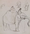 Figures on an Elephant and Other Elephant Studies