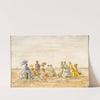 Figures on the Beach at Trouville (1885) by Eugène Boudin