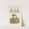 Figures servant à faire connaitre la forme primitive de la couronne de Charlemagne [...]; couronne de Charlemagne conservée à Vienne. by Nicolas Xavier Willemin