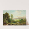 Figures Walking Along the River by Edmund Darch Lewis