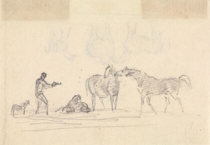 Figures with Horses
