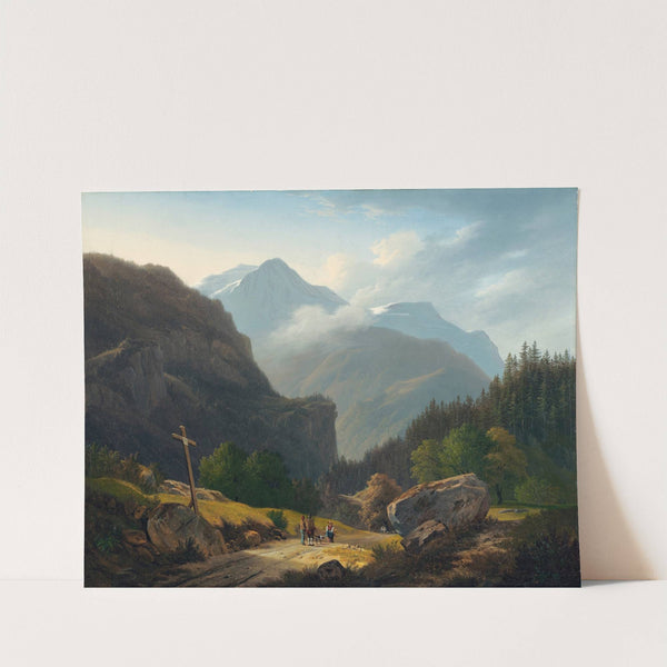 Figures With Montains by François Diday