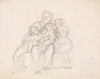 Figurgruppe Kvinde og 3 børn