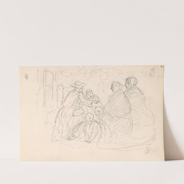 Figurscene (1859) by Adolph Tidemand