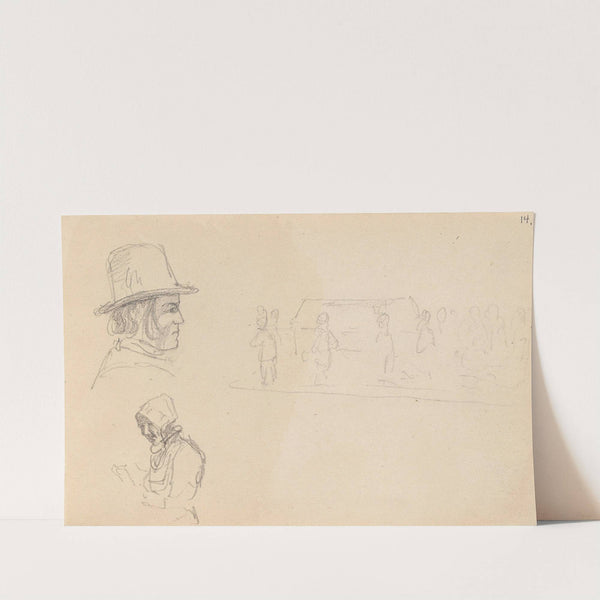Figurstudier (1852) by Adolph Tidemand