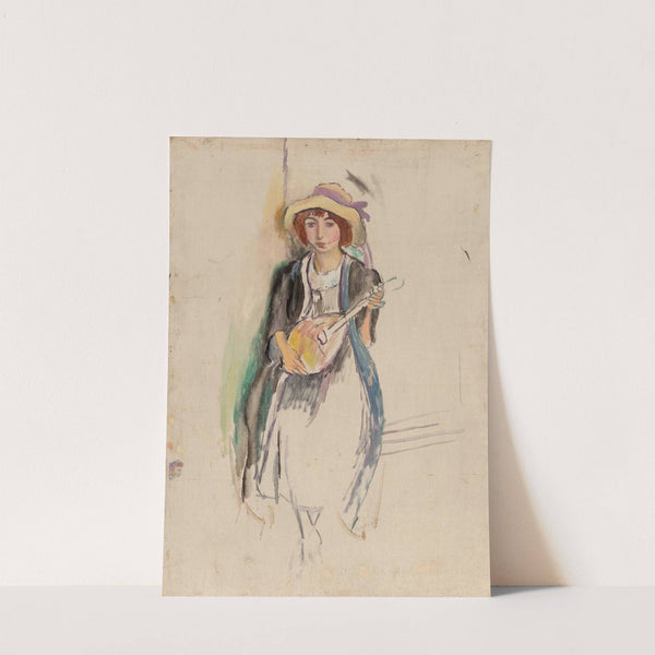 Fille à la mandoline (1912) by Jules Pascin