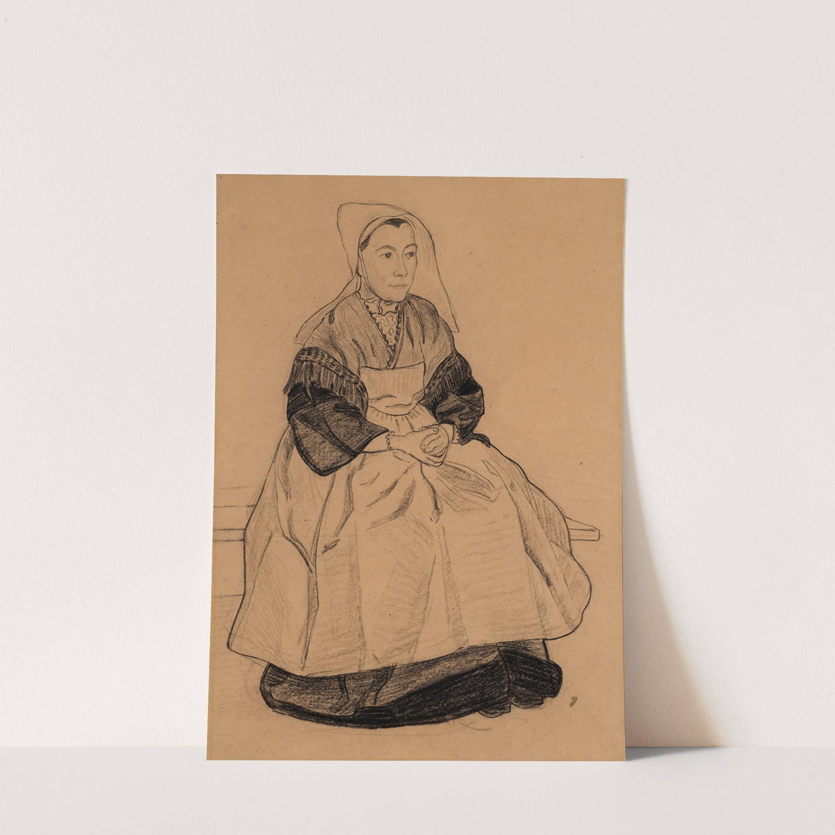 Fille bretonne le dimanche ou Marie Julienne by Jan Verkade