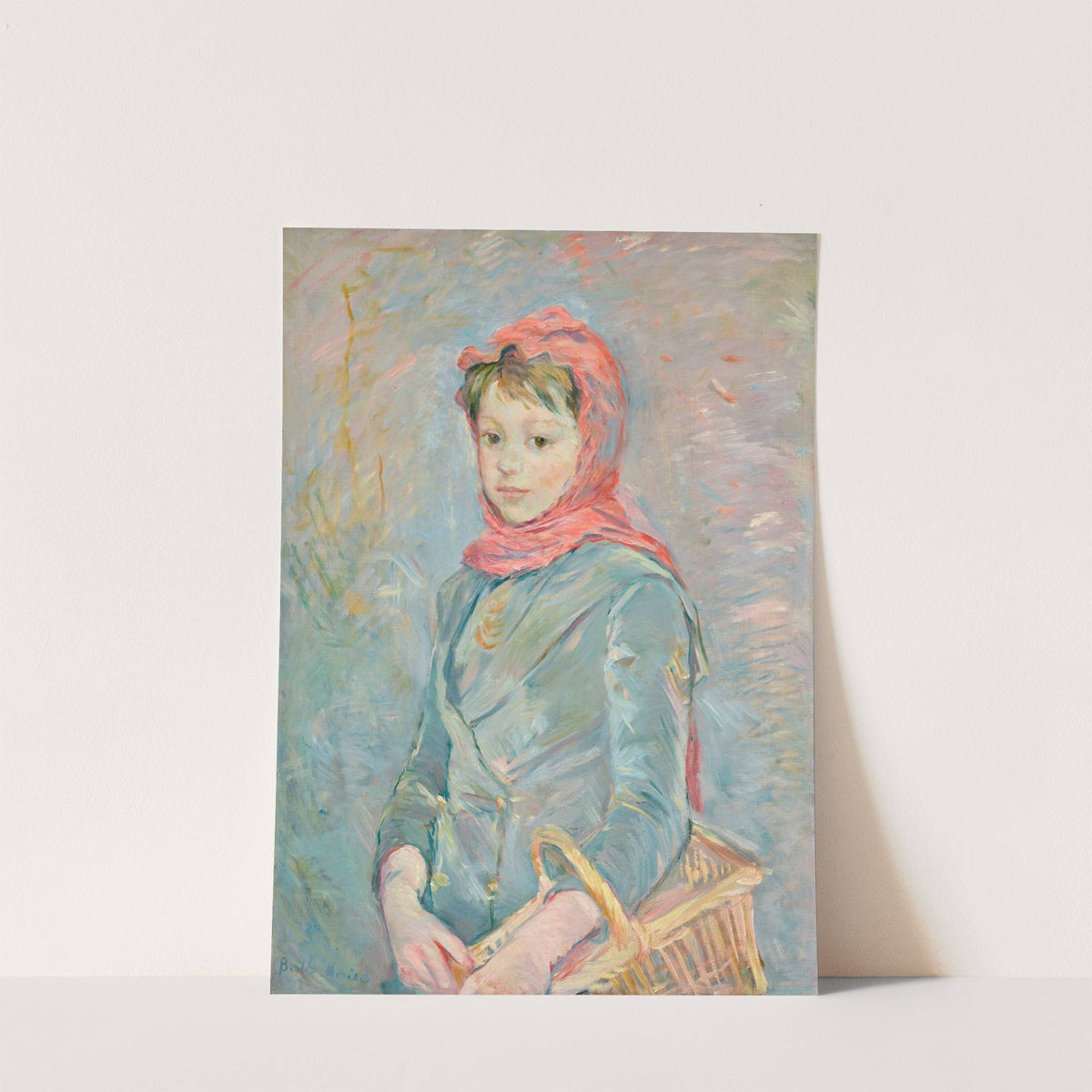 Fillette portant un panier (1888) by Berthe Morisot
