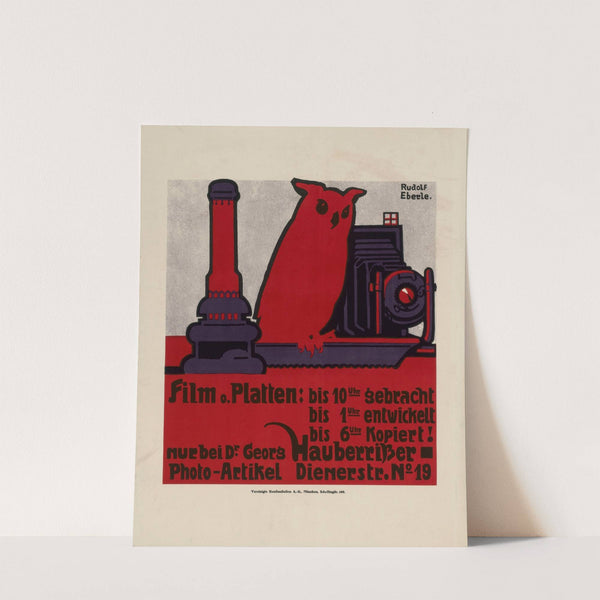 Film o. Platten. Nur bei Dr. Georg Hauberrißer München (ca. 1913 - 1914) by Rudolf Eberle