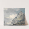 Findlater Castle, Banff by Thomas Girtin