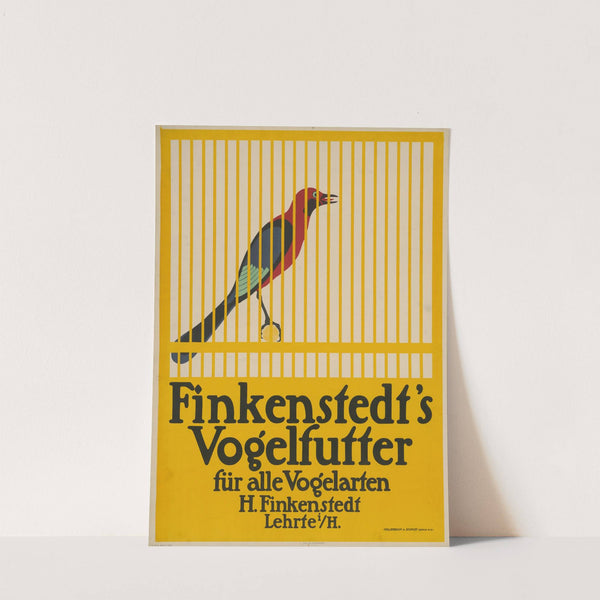 Finkenstedts Vogelfutter (1913) by Julius Klinger