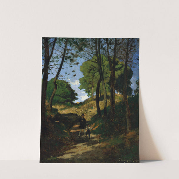 Fir Trees in Les Trembleaux, near Marlotte (Sapins aux Trembleaux à Marlotte) (1854) by Henri-Joseph Harpignies