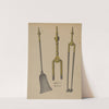 Fire Tongs and Shovel by American 20th Century