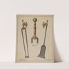 Fire Tongs, Shovel, and Jamb Hooks by Hans Korsch