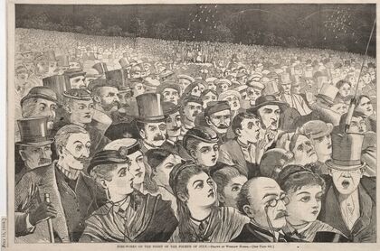 Fire-Works on the Night of the Fourth of July (1868)