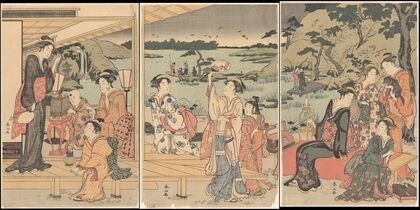 Firefly Hunting Party at Daimyo Garden (18th century)