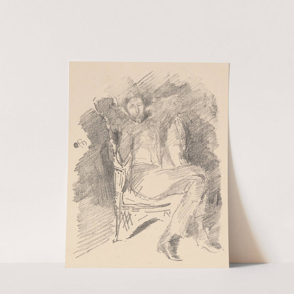 Firelight; Joseph Pennell (No. 1) (1896) by James Abbott McNeill Whistler
