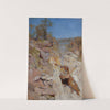 Fire&#039;s on by Arthur Streeton