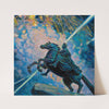 Fireworks. The Bronze Horseman by Boris Kustodiev