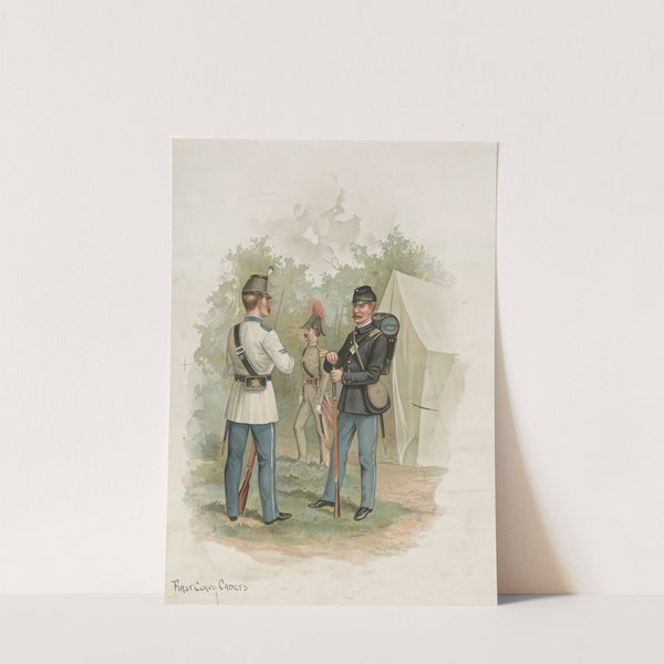 First corps cadets (1895) by G.H. Buek & Co.