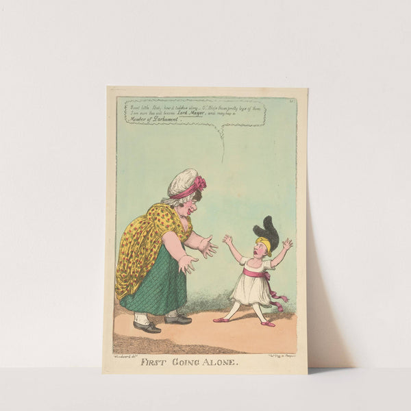 First going alone. (1808) by George Moutard Woodward